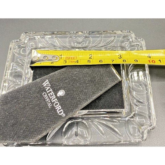 Waterford Crystal With Love Hearts Photo Frame 4x5 Holds 2x3 Photo - Picture 15 of 15